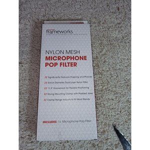 Gator Frameworks Nylon Mesh Microphone Pop Filter